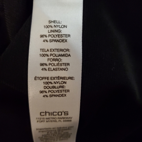 CHICO'S Black and White Dot Blouse - Picture 8 of 9